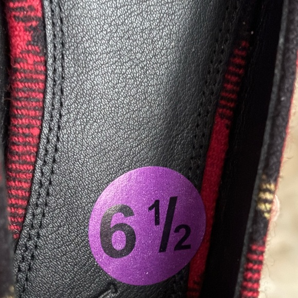 Authentic Polo By Ralph Lauren Tartan Plaid Bow Accented Wool Flats Size 6.5 - Picture 12 of 12